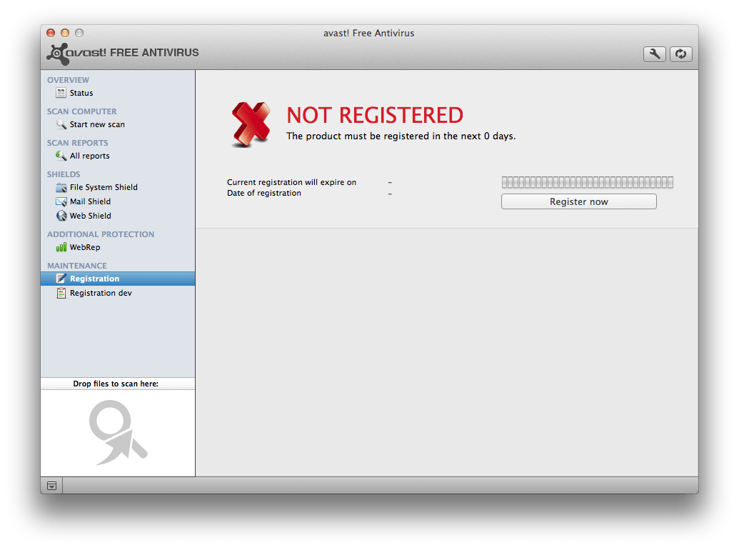 Avast free antivirus for mac 10.7.5
